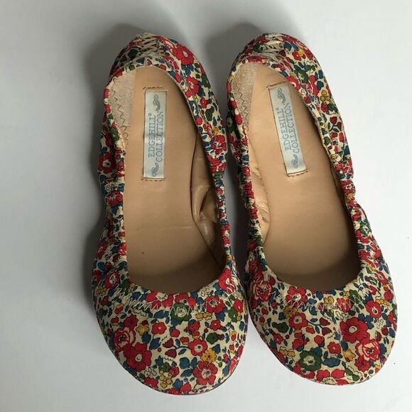 Edgehill Collection Sz 11 Floral Ballet Flats - Picture 3 of 6